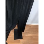 Chico’s Travelers 2P Black Sleeveless Wide Leg Jumpsuit Drape Neck Rhinestone Photo 2