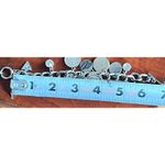 Guess Y2K Charm Link Bracelet Silver Rose Gold Crystal Logo Dangle Modern Glam Photo 11