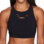 Alo Yoga NWT Ripped Warrior Sports Bra Size XS Black Photo 0