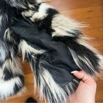 H&M NWT furry/leather jacket Photo 7