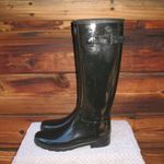 Hunter Original Refined tall wellington boots in black gloss Photo 2