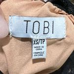 Tobi  XS Black Lace Halter Backless Romper Party Cocktail Outfit Photo 7