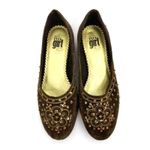 Elle  Girl Giovanni Embroidered Sequin Beaded Ballet Flats Shoe Brown Size 6.5 Photo 9