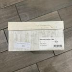 Good American  Silver Snake Lucite Sandals US 10 NIB Photo 5