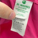 J.Crew  Sleeveless Ruffle Top in Wild Berry Pink, Cotton Summer Shirt Size Medium Photo 8