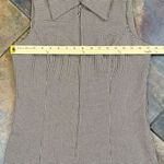 Neiman Marcus Houndstooth Sleeveless Zip Collared Dress 7/8 Photo 5