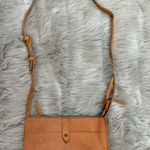 ABLE Chaltu Top Zip Leather Purse Shoulder/Crossbody Tan Photo 0