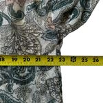 Loft  Multicolor Paisley Sheer Kimono Cover Up Women One Size | 19-28 Photo 6