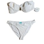 Melissa Odabash Maine Mazy White Bikini Top and Bottom Retail $244.00 Photo 1