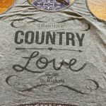 Just Ginger Women’s XL Genuine Country Love Gray Purple Paisley Racerback Tank Photo 7