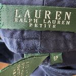 Lauren Ralph Lauren Petite Women's Cotton Navy Blue Chino Shorts Size 8 Photo 4