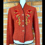 Kenzo jungle wool embroided jacket small Orange Photo 0