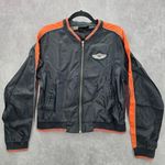 Harley Davidson  Bomber Jacket Women's 100 Years 1903-2003 Milwaukee WI Medium M Photo 0