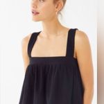 Urban Outfitters  Aria A-Line Ruffle Tank - Black - S Photo 0