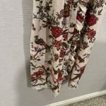 Pilcro Anthropologie x Ruffle-Collar Buttondown Dress Floral Linen Blend Size 2 Photo 7