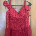 Ever Pretty Jaeden Red Ball gown Off The Shoulder NWT Mother Of Bride Prom Photo 5