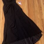 Women’s STACEES Formal Black Sweetheart Sweep Train Dress Size 12 Bust 39 New Photo 5