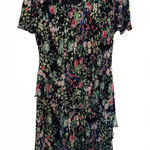 Connected Apparel NEW  Dress Size 8 Medium Floral Tiered Layered Pleated Colorful Photo 0