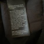 Chico's Woman’s Black Fringe Puff Sleeve V Neck Tiered Midi Dress Size 8 Photo 5