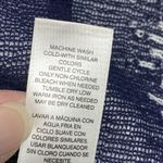 Chico's Easywear Cardigan Women 0 US S Open Front Navy stripes cotton blend Photo 3