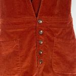 Free People Free‎ People Women's Copper Corduroy Old School Love Overall Dress Size 2 Photo 9