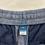 Old Navy  Blue Chambray Linen Blend High Rise Slim Leg Ankle Pant XS Photo 3