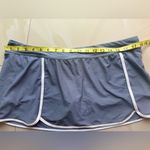 Free Country  skort size XL /16  sport swim button gray white stretch Photo 11