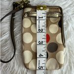 Coach Polka Dot Wristlet / Card holder Cardholder Photo 6