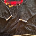 Torrid black and plaid graphic sweater size 5 Photo 2