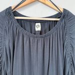 We The Free Free People Care FP Serenade Long Sleeve Tee Women XS Black Off the Shoulder NWT Photo 8