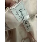 Lucy in the Sky  M Pink Floral Gold Embroidered Mini Dress Babydoll Photo 4