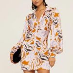 For Love & Lemons  Esmeralda Mini Dress Long Sleeve Size Large Photo 0