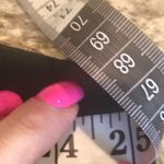 Cato black sleeveless dress size 24W imitation leather on front Photo 5