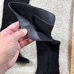 Sam Edelman Black Suede Over the Knee Boots Western Block Heel Size 6.5 Photo 5
