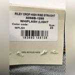AGOLDE Riley Crop High Rise Straight Womens Size 23 Denim Blue Whiplash Jean NEW Photo 4