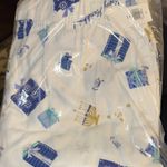 Old Navy Ladies Hanukkah Print Pajama Pants  - White & Blue L M Tall Photo 3