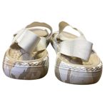 Crocs Sandals Light Ride Printed Camo Stretch Straps Womens 9 White Tan 207285 Photo 5
