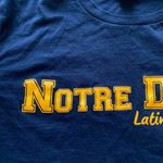 Notre Dame navy blue and yellow shirt Photo 3