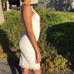 H&M  Black Open Back Halter Lace Dress Photo 3