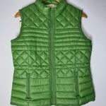 Bernardo  Petite Medium Green Puffer‎ Vest Photo 0