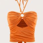 Halter Top Orange Photo 0