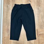 Baleaf | Women's Black Cropped Drawstring Activewear Athletic Workout Capris, M Photo 3