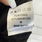 All : Row Ribbed Knit Dress Size Medium Black Very Stretchy Modern Minimalist Photo 8