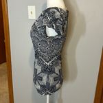 Deletta  Anthropologie Delan cap sleeve‎ v-neck boho peasant top size s BIN G Photo 2