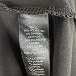 White House | Black Market Black Long Bell Sleeve Lace Pleated Blouse Size SP Photo 5