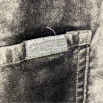 7 For All Mankind  Green Exposed Button Fly Velvet Velour High Rise Pants Size 30 Photo 8