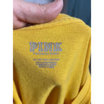 PINK - Victoria's Secret Women's PINK Short Sleeve Tee XS Yellow Black Photo 1