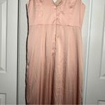 After Six  • Gown • Sleeveless Wrap Dress • Satin Maxi • 14R • Light Pink Photo 12