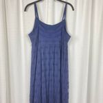 Torrid  Navy Blue Lace Mesh Tank Maxi Dress Sz.1 Photo 7