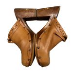 American Eagle Vintage 90’s Outfitters Leather Wooden Platform Clogs, Sz… Photo 8